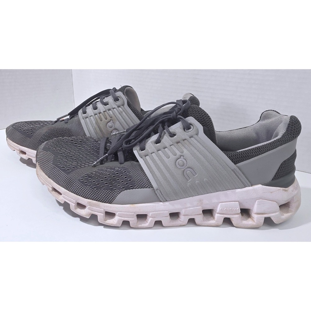 On Running Cloudswift Grey Charcoal‎ CloudTec Helion Sneakers SZ 8.5 CALLOUT